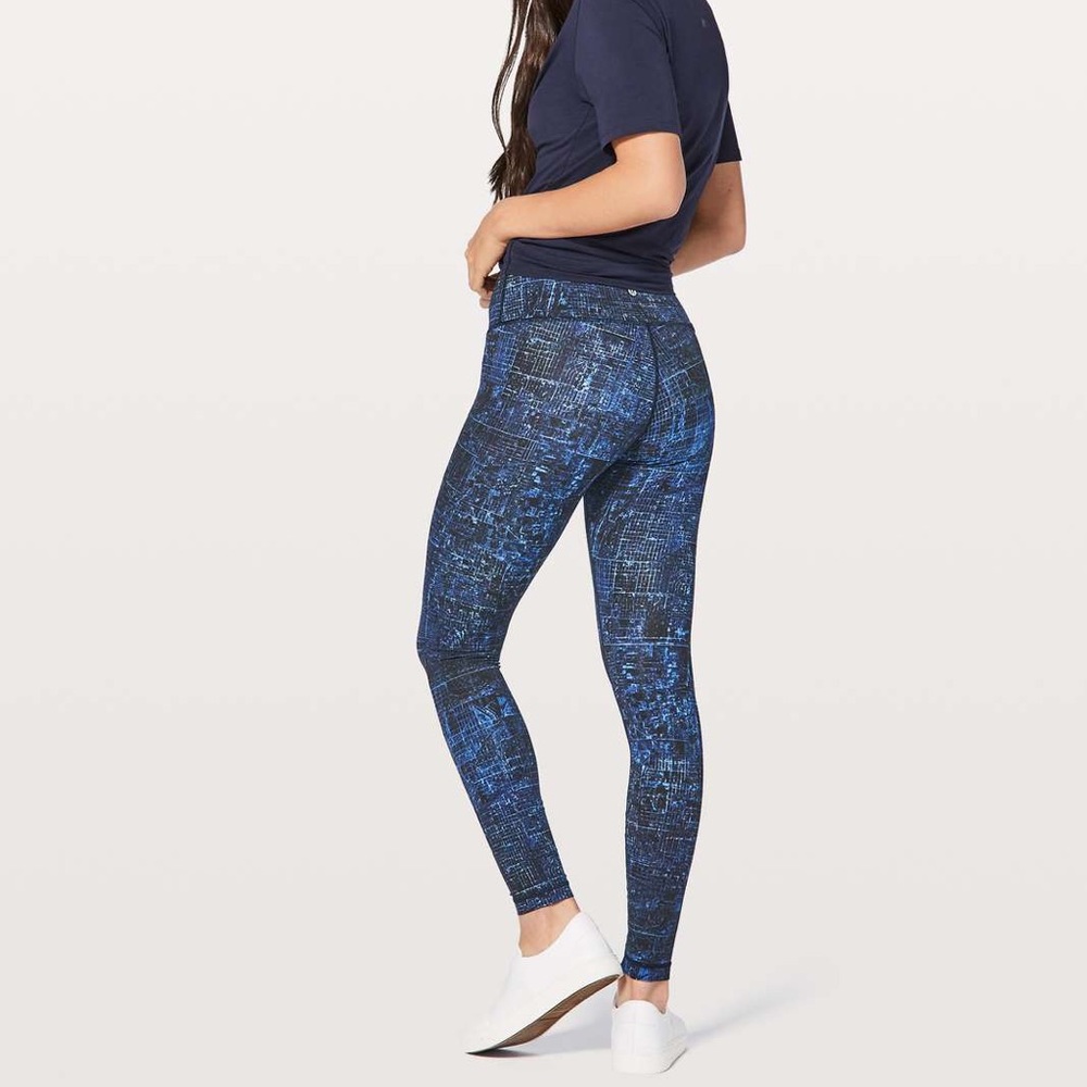 Lululemon Wunder Under Hi Rise City Lights Pant 6